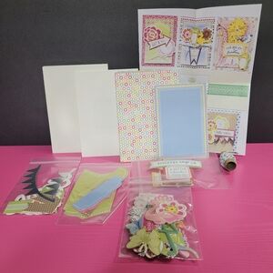 Anna Griffin Playful Pieces Partial Card Making Kit.  (0205)